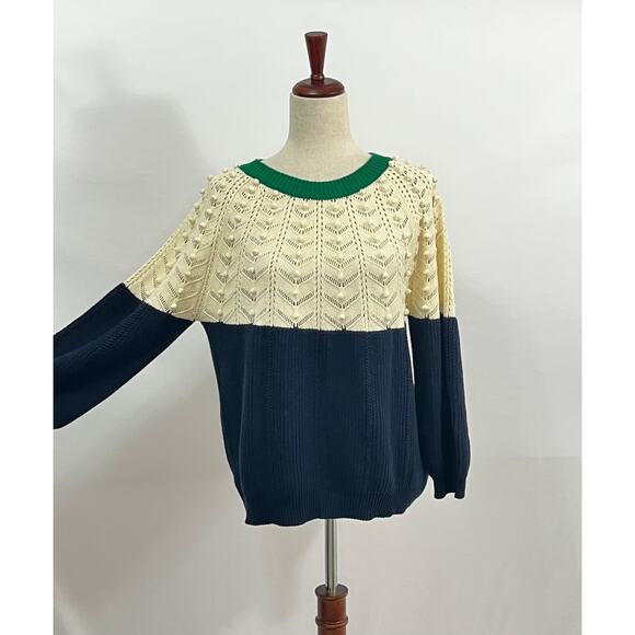 TROVATA Birds of Paradis Sz M Medium Anni Pullover Sweater NWT - Picture 10 of 15